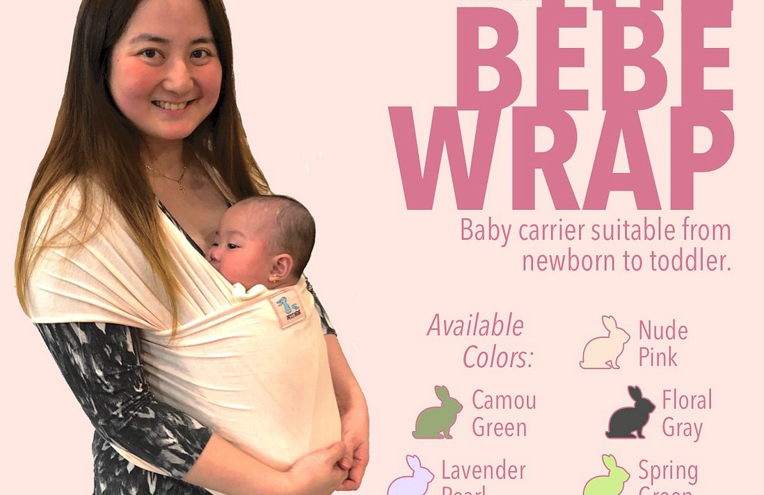 The Bebe Wrap Newborn Baby Carrier